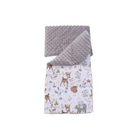 Set do postýlky - 7dílná sada Lesní zvířátka s teepee