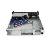 CHIEFTEC skříň Rackmount 2U mATX/ATX, UNC-209SR-B-OP, 20" Slide Rail, Black