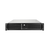 CHIEFTEC skříň Rackmount 2U mATX/ATX, UNC-209SR-B, 400W PSU, 20" Slide Rail, Black
