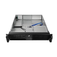 CHIEFTEC skříň Rackmount 2U mATX/ATX, UNC-209SR-B, 400W PSU, 20" Slide Rail, Black