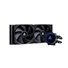 CHIEFTEC vodní chlazení CPU Iceberg 240 Dark, 2x120mm, ARGB vodní blok, LGA1851, AM5, černá