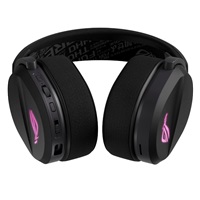 ASUS sluchátka ROG Pelta, Bezdrátové BT a RF 2.4GHz, ARGB, černá