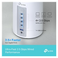 TP-Link Deco BE65(3-pack) WiFi7 Mesh(BE9300,2,4GHz/5GHz/6GHz,4x2,5GbELAN/WAN, 1xUSB3.0)