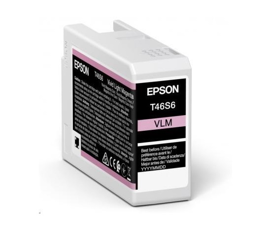 Atrament EPSON Singlepack Vivid Light Magenta T46S6 UltraChrome Pro 10 25 ml