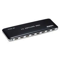 PremiumCord 4K@60hz HDMI switch 7:1 plastový s dálkovým ovladačem