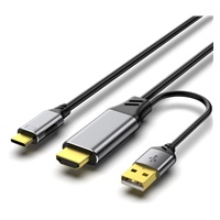 PREMIUMCORD Adaptér HDMI 2.0 na USB-C, 4K@60Hz, 2m