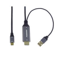 PREMIUMCORD Adaptér HDMI 2.0 na USB-C, 4K@60Hz, 2m