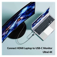PREMIUMCORD Adaptér HDMI 2.0 na USB-C, 4K@60Hz, 2m