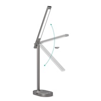 CONNECT IT Stolní LED lampa Shine, USB-A, šedá