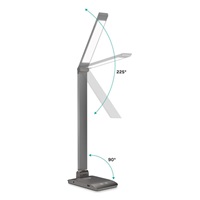 CONNECT IT Stolní LED lampa Bright, USB-A, šedá