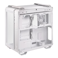 BAZAR - ASUS case TUF GAMING GT502 PLUS, Mid Tower, průhledná bočnice, 4x 120mm ARGB Fan, bílá - Poškozený obal (Komplet