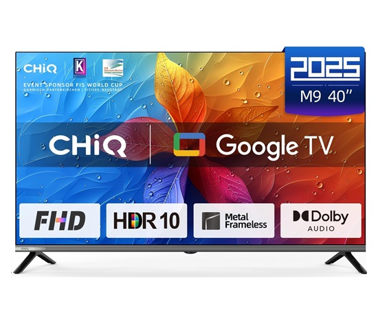 CHiQ L40M9E TV 40", Full HD, smart, Google TV, Dolby Audio, dbx-tv, HDR 10