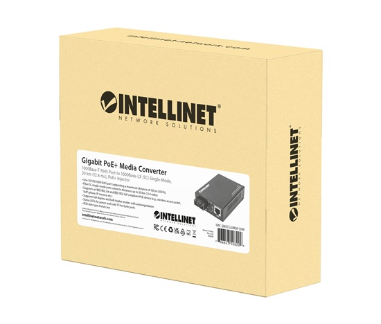 Intellinet Gigabit Ethernet RJ45 na SFP konvertor, 10/100/1000Base-TX na SFP slot