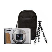 Canon PowerShot SX740 HS Lite Travel, 20.3Mpix, 40x zoom, WiFi, 4K video - stříbrný