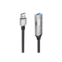 PREMIUMCORD USB 3.2. repeater a prodlužovací kabel Male-Female, 5Gbps Aluminium 20m
