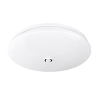 Solight LED stropní světlo PLAIN s PIR sensorem, 18W, 1260lm, 3000K, kulaté, 33cm