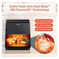 BAZAR - Cosori Dual Blaze 6.4L SMART horkovzdušná  fritéza + 5x špíz a gril. rošt, black - pošk. obal