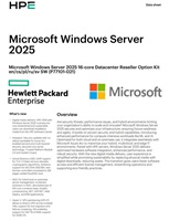 HPE Microsoft Windows Server 2025 16-core Datacenter Reseller Option Kit (CZ EN Russia Pol Sw)