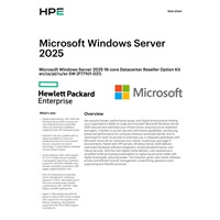 HPE Microsoft Windows Server 2025 16-core Datacenter Reseller Option Kit (CZ EN Russia Pol Sw)
