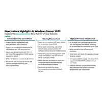 HPE Microsoft Windows Server 2025 16-core Standard Reseller Option Kit (en/fr/it/ge/sp/du/port)