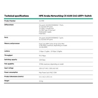 HPE Aruba Networking CX 6100 24G 4SFP+ Switch