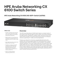 HPE Aruba Networking CX6100 24G 4SFP+ Switch