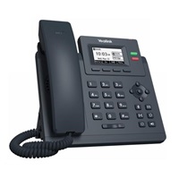 IP telefón Yealink SIP-T31G, 2,3" grafika 132x64, 2x RJ45 10/100/1000, PoE, 2x SIP, s adaptérom