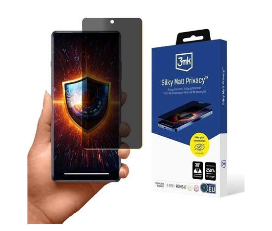 3mk ochranná folie Silky Matt Privacy pro Motorola Edge 20 Lite