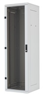 TRITON 19" stojanový rozvaděč 18U 600x1000, nosnost 800 kg, skleněné dveře, svařovaný, šedý