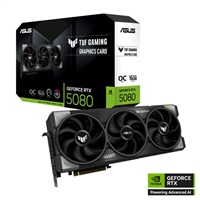 ASUS VGA NVIDIA GeForce RTX 5080 TUF GAMING 16GB OC, 16GB GDDR7, 3xDP, 2xHDMI
