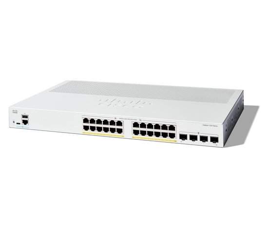Cisco Catalyst switch C1300-24P-4G (24xGbE,4xSFP,24xPoE+,195W,fanless) - REFRESH