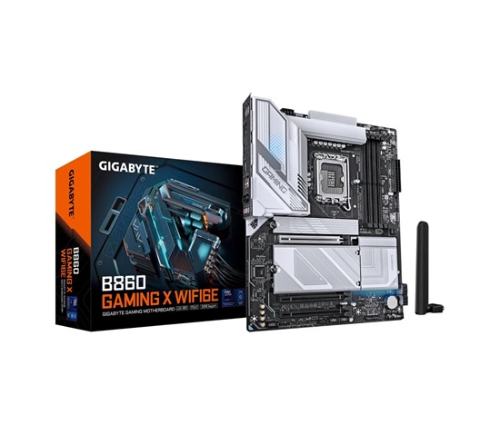 GIGABYTE MB Sc LGA1851 B860 GAMING X WIFI6E, Intel B860, 4xDDR5, 1xUSB4, 1xDP, 1xHDMI, WiFi, ATX