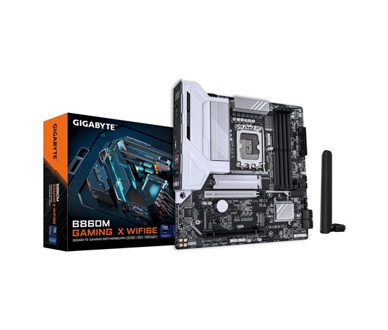 GIGABYTE MB Sc LGA1851 B860M GAMING X WIFI6E, Intel B860, 4xDDR5, 1xUSB4, 1xDP, 1xHDMI, WiFi, mATX