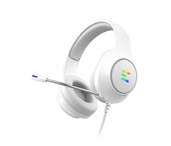 ZALMAN headset ZM-HPS310 RGB, Herní, Drátový USB, 7.1, bílá
