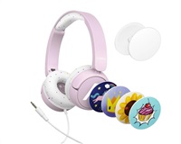 LAMAX SoundKid1 - náhlavní sluchátka - růžová