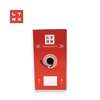 LYNX FTP kabel, Cat5e, PE (Fca), 0,5mm, celoměděný, venkovní, černý, box 305m