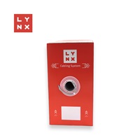 LYNX UTP kabel, Cat6, LSOH, celoměděný, vnitřní, šedý, box 305m