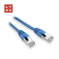 LYNX FTP patch kabel Cat5e PVC, CCA, 2m, modrý