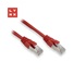 LYNX FTP patch kabel Cat5e PVC, CCA, 0,1m, červený (balení obsahuje 10ks)