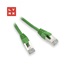 LYNX FTP patch kabel Cat5e PVC, CCA, 0,1m, zelený (balení obsahuje 10ks)