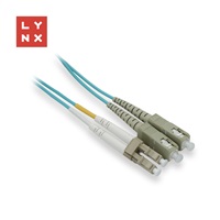LYNX duplexní patch kabel MM, OM3, LC/SC, 50/125µm, 5m