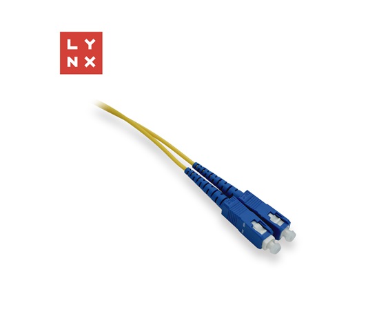LYNX duplexní patch kabel SM, OS2, SC/SC, 9/125µm, 5m