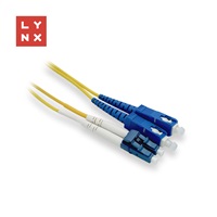 LYNX duplexní patch kabel SM, OS2, LC/SC, 9/125µm, 5m
