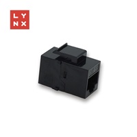LYNX keystone spojka UTP Cat5e, 8P8C, černá