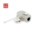 LYNX keystone STP Cat5e, samozařezávací, stříbrný
