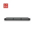 LYNX 19" patch panel  24-port, STP Cat6, 50µ, stíněný, černý