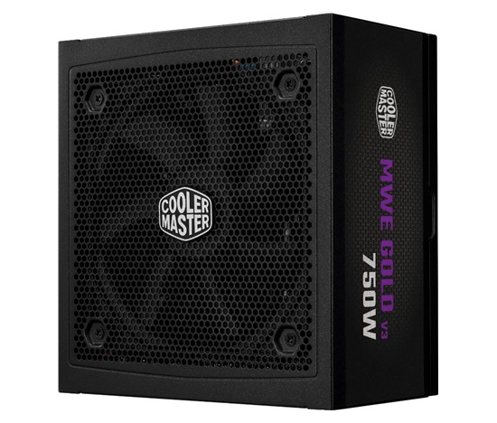 Cooler Master zdroj 750W MWE Gold 3 (GXII), 120mm, 80+ Gold, Plně modulární, ATX 3.1