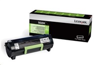 BAZAR - LEXMARK černý toner 502H pro MS310/MS410/MS510/MS610 z programu Lexmark Return, (5 000 stran) - Poškozený obal (
