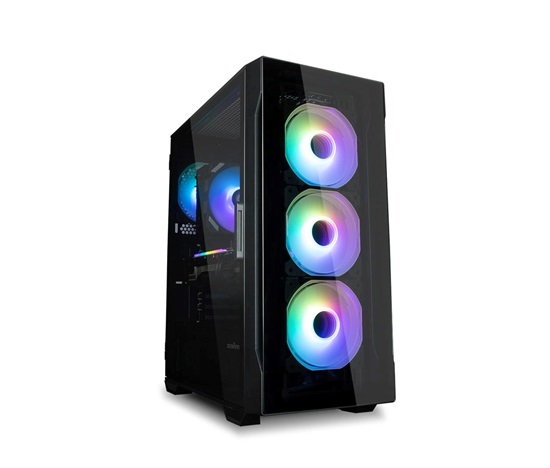 ZALMAN case I3 NEO TG, Mid Tower, ATX, 2xUSB 3.0, 1xUSB 2.0, 4x 120mm RGB Fan, černá