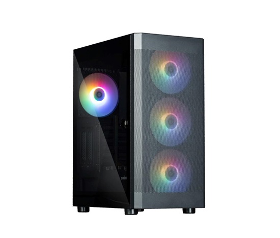 ZALMAN case I4 TG, Mid Tower, ATX, 2xUSB 3.0, 1xUSB 2.0, 4x 120mm RGB Fan, černá